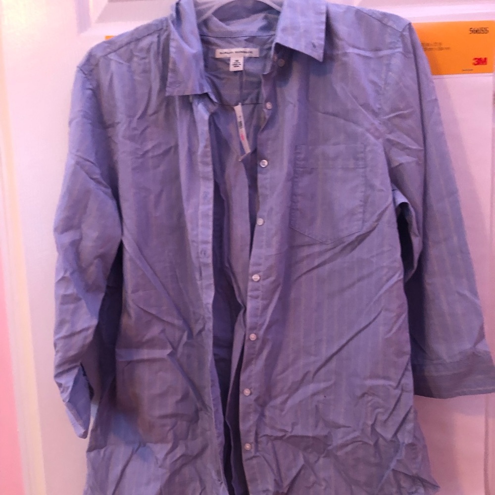 Banana Republic blue strip shirt size XL